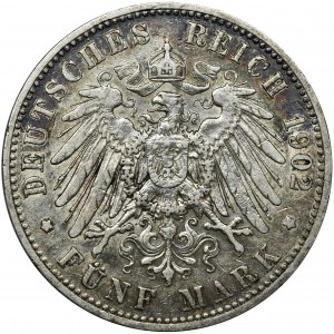 Niemcy, Królestwo Prus, Wilhelm II, 5 Marek Berlin 1902 A