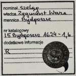 Zygmunt III Waza, Szeląg Bydgoszcz 1624 - ex.Marzęta, ILUSTROWANY