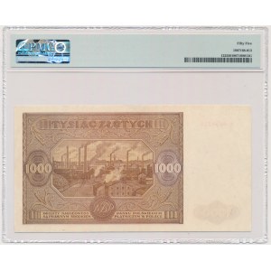 1.000 złotych 1946 - R - PMG 55 - RZADKA