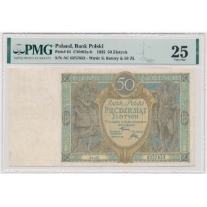 50 złotych 1925 - Ser. AC - PMG 25