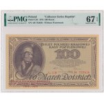 100 marek 1919 - Ser. AH - PMG 67 EPQ - REPRINT