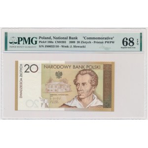 20 złotych 2009 - Juliusz Słowacki - PMG 68 EPQ