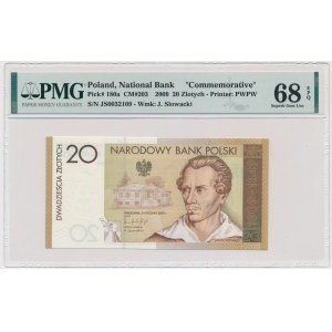 20 złotych 2009 - Juliusz Słowacki - PMG 68 EPQ