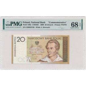 20 złotych 2009 - Juliusz Słowacki - PMG 68 EPQ