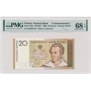 20 złotych 2009 - Juliusz Słowacki - PMG 68 EPQ