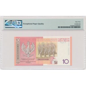 10 złotych 2008 - 90. Rocznica Odzyskania Niepodległości - PMG 69 EPQ