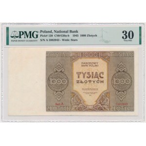 1.000 złotych 1945 - A - PMG 30