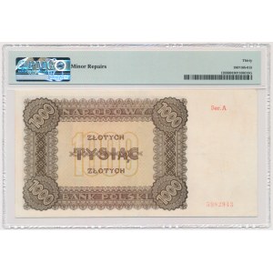 1.000 złotych 1945 - A - PMG 30