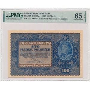 100 marek 1919 - IH Serja Z - PMG 65 EPQ