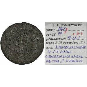 Poniatowski, Groschen Warsaw 1767 g - RARE