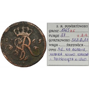 Poniatowski, Groschen Krakau 1765 VG - RARE