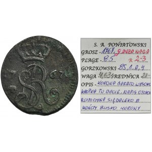 Poniatowski, Groschen Warsaw 1767 g - RARE