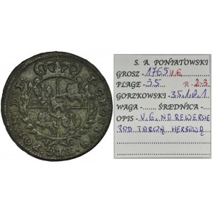 Poniatowski, Groschen Krakau 1765 VG - RARE