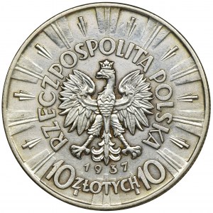 Piłsudski, 10 złotych 1937
