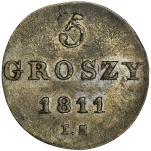 Duchy of Warsaw, 5 groschen 1811 IS