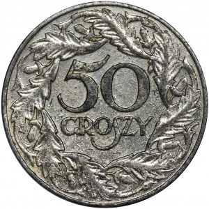 Generalna Gubernia, 50 groszy 1938 - WZÓR, niklowane