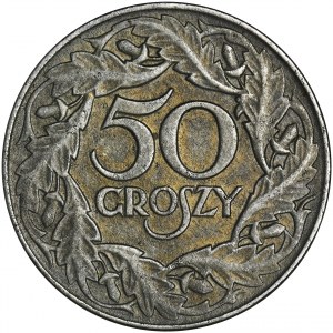 Generalna Gubernia, 50 groszy 1938 - WZÓR, nie niklowane