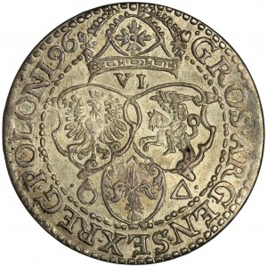 Sigismund III Vasa, 6 Groschen Marienburg 1596