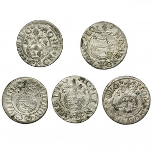 Set, Sigismund III Vasa, 3 Polker (5 pcs.)