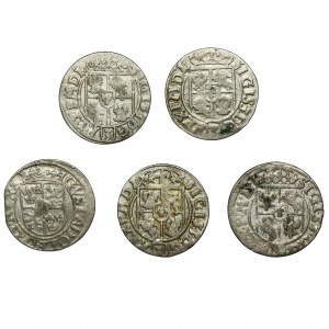 Set, Sigismund III Vasa, 3 Polker (5 pcs.)