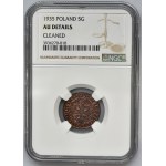 5 groszy 1935 - NGC AU DETAILS