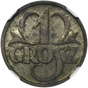 Generalna Gubernia, 1 Grosz 1939 - NGC MS61 - WZÓR