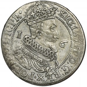 Sigismund III Vasa, 1/4 Thaler Danzig 1624/3 - PR•