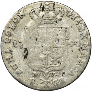 Poniatowski, 2 Zloty 1794 MV - 41 ¾