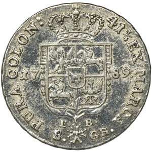 Poniatowski, 8 Groschen 1789 EB