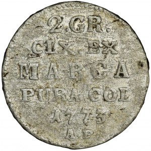 Poniatowski, 2 Groschen 1773 AP