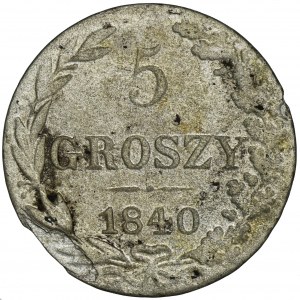 5 groszy Warszawa 1840 MW