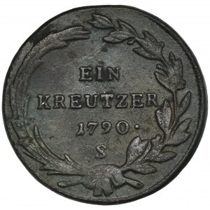 Austria, Joseph II, 1 Kreuzer Schmolnitz 1790 S