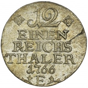 Germany, Kingdom of Prussia, Friedrich II, 1/12 Thaler Koenigsberg 1766 E