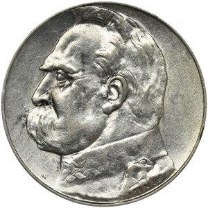 Piłsudski, 5 złotych 1938