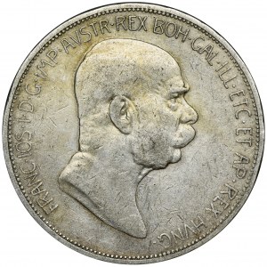 Austria, Franz Joseph I, 5 Korona Wien 1908