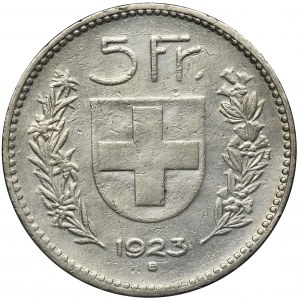Szwajcaria, 5 Franków Berno 1923 B