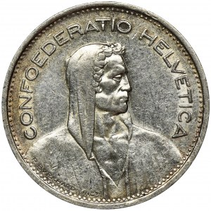Switzerland, 5 Francs Bern 1953 B
