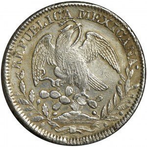 Mexico, Republic, 8 Reales 1869 Zs OM