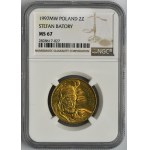 2 złote 1997 Stefan Batory - NGC MS67