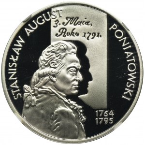 10 złotych 2005 Stanisław August Poniatowski, popiersie - NGC PF69 ULTRA CAMEO