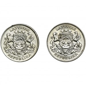 Set, Latvia, 2 Lati (2 pcs.)