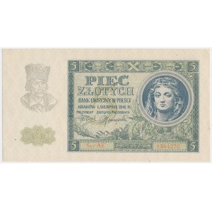 5 złotych 1941 - AE -