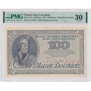100 marek 1919 - AC - PMG 30
