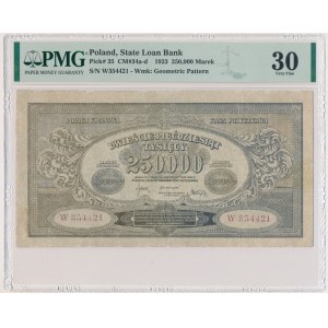 250.000 marek 1923 - W - PMG 30