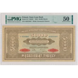 50.000 marek 1922 - A - PMG 50