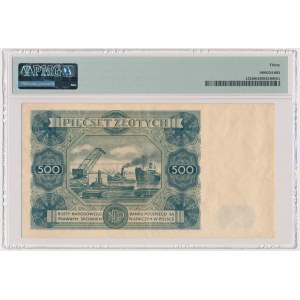 500 złotych 1947 - S - PMG 30