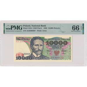 10.000 złotych 1988 - AG - PMG 66 EPQ