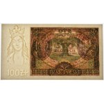 100 złotych 1934 - Ser. C.D. - bez dodatkowych znw. - PMG 66 EPQ