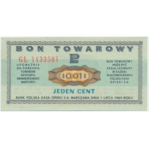 Pewex, 1 cent 1969 - GL -