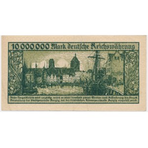 Danzig, 10 milion Mark 1923 - A -